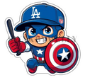 Dodgers Captain America
