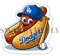 Dodger Dog Sticker
