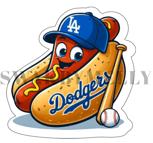 Dodger Dog Sticker