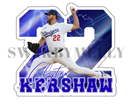 Clayton Kershaw sticker