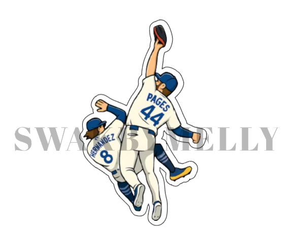 Kiké Hernández/Andy Pages World Series Sticker