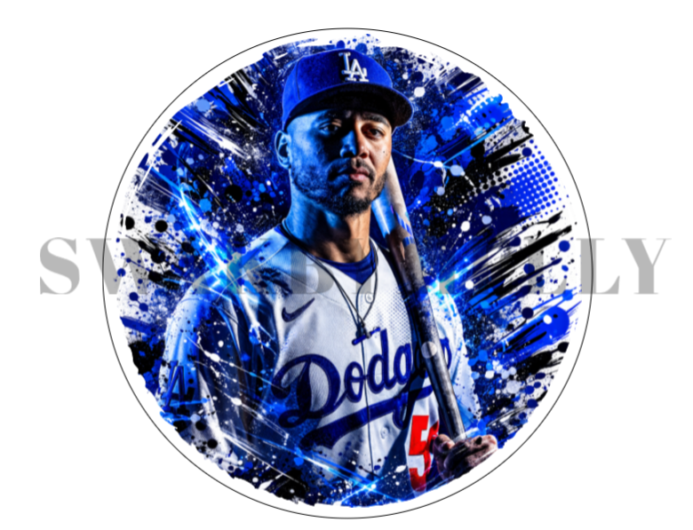 Blue Splash Mookie Betts