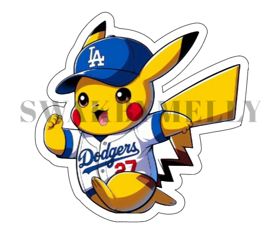 Pikachu Dodger sticker