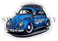 VW Bug sticker Dodgers